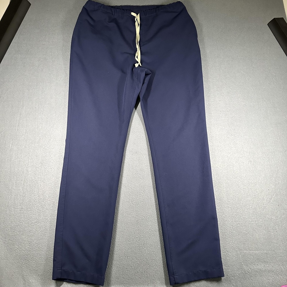 FIGS Technical Collection Pants Mens Large Blue Scrub Drawstring Workwear Pocket